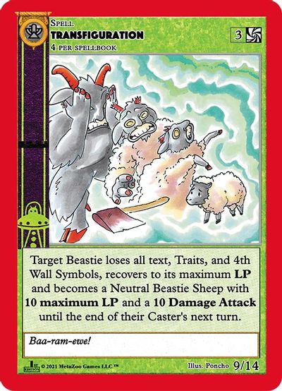 Transfiguration [Cryptid Nation: Kickstarter Edition] | Total Play