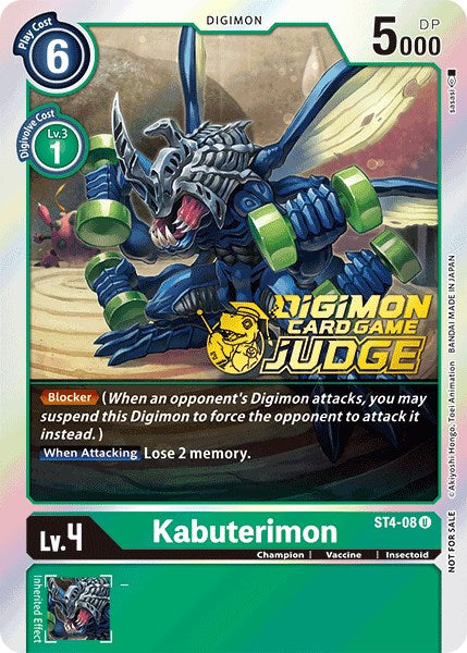 Kabuterimon [ST4-08] (Judge Pack 1) [Starter Deck: Giga Green Promos] | Total Play