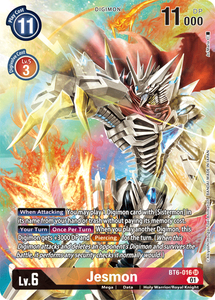 Jesmon [BT6-016] (Alternate Art) [Double Diamond] | Total Play