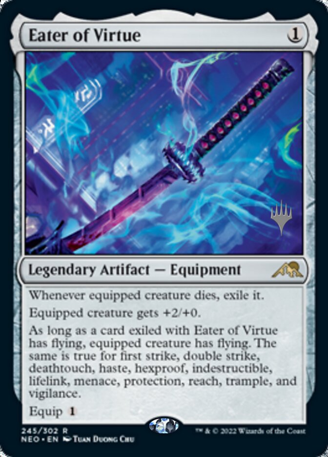 Eater of Virtue (Promo Pack) [Kamigawa: Neon Dynasty Promos] | Total Play