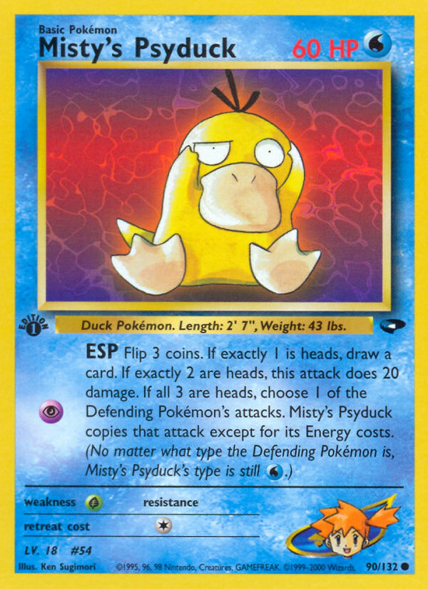 Misty's Psyduck (90/132) [Gym Challenge 1st Edition] | Total Play