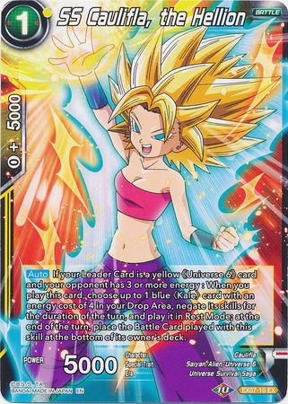 SS Caulifla, the Hellion (EX07-10) [Magnificent Collection Fusion Hero] | Total Play