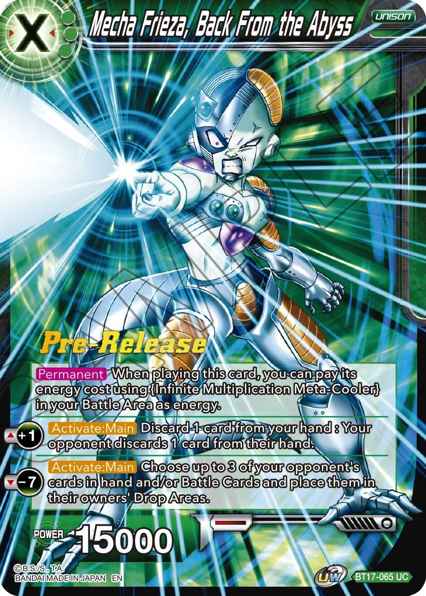 Mecha Frieza, Back From the Abyss (BT17-065) [Ultimate Squad Prerelease Promos] | Total Play