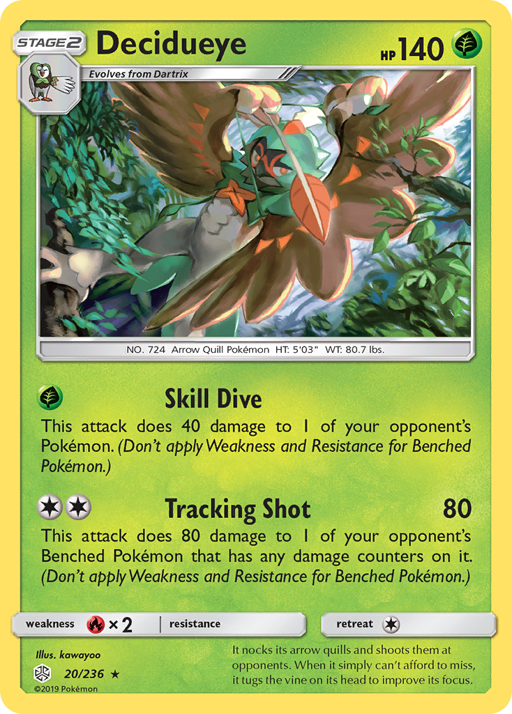 Decidueye (20/236) [Sun & Moon: Cosmic Eclipse] | Total Play