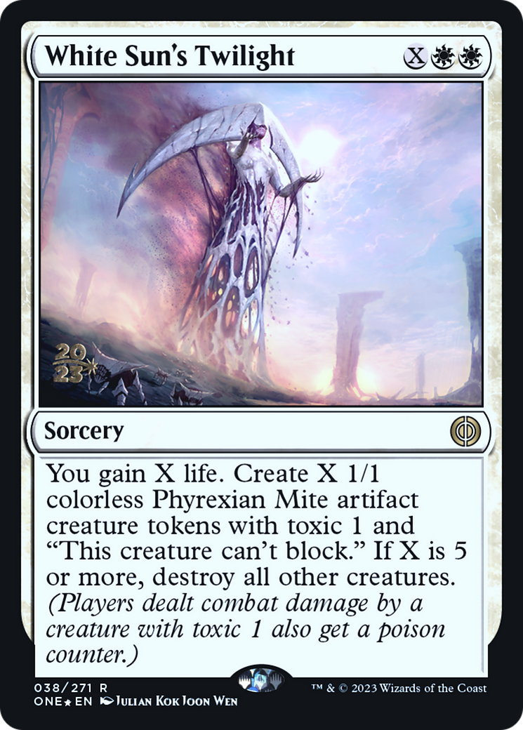 White Sun's Twilight [Phyrexia: All Will Be One Prerelease Promos] | Total Play