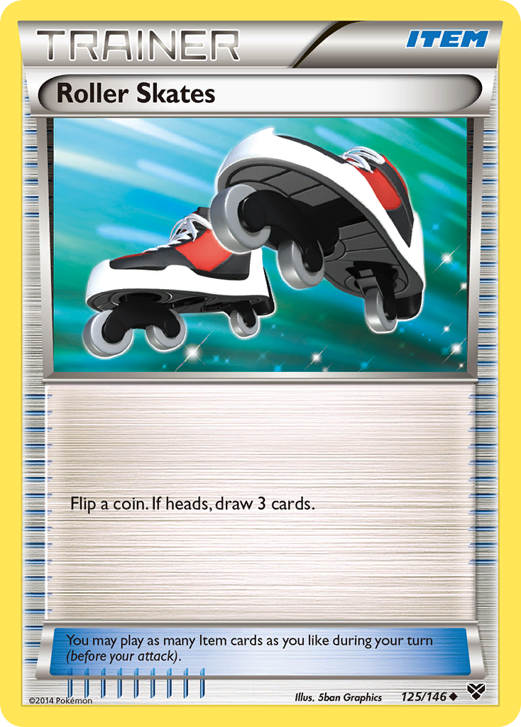 Roller Skates (125/146) [XY: Base Set] | Total Play