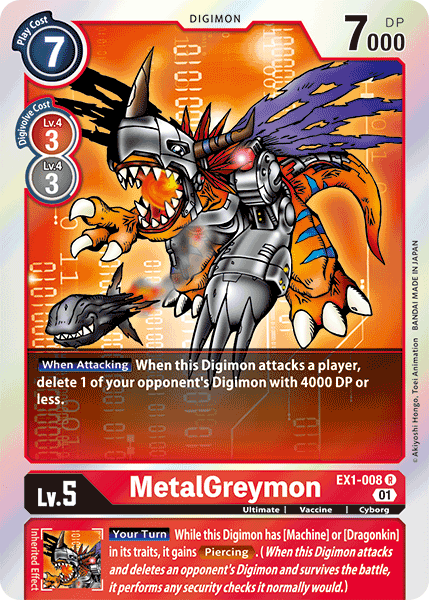 MetalGreymon [EX1-008] [Classic Collection] | Total Play