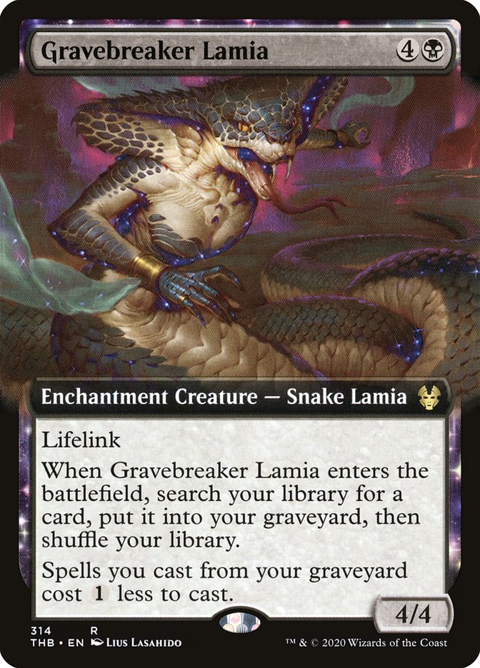 Gravebreaker Lamia (Extended Art) [Theros Beyond Death] | Total Play