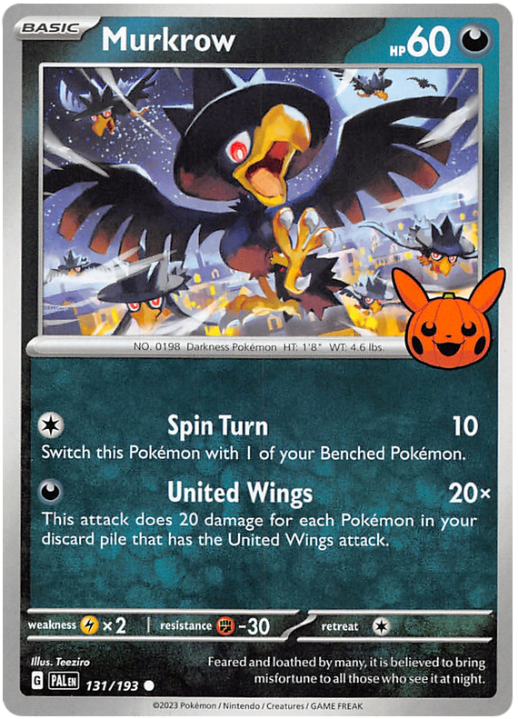 Murkrow (131/193) [Trick or Trade 2023] | Total Play