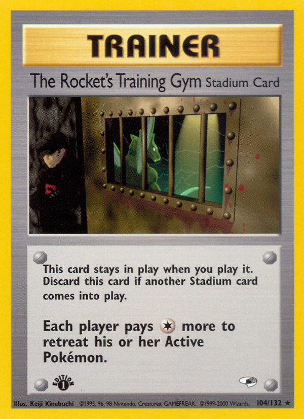 The Rocket's Training Gym (104/132) [Gym Heroes 1st Edition] | Total Play