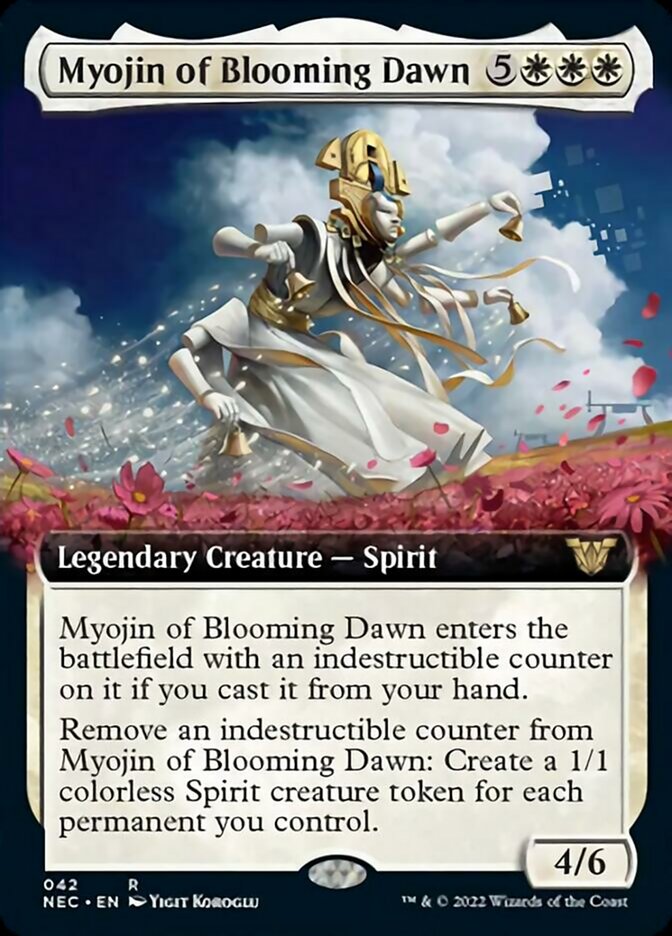 Myojin of Blooming Dawn (Extended Art) [Kamigawa: Neon Dynasty Commander] | Total Play