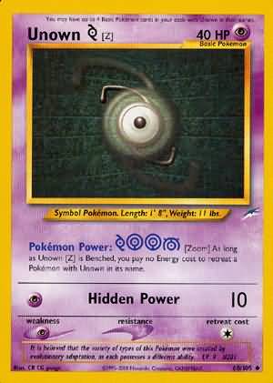 Unown [Z] (60/105) [Neo Destiny Unlimited] | Total Play