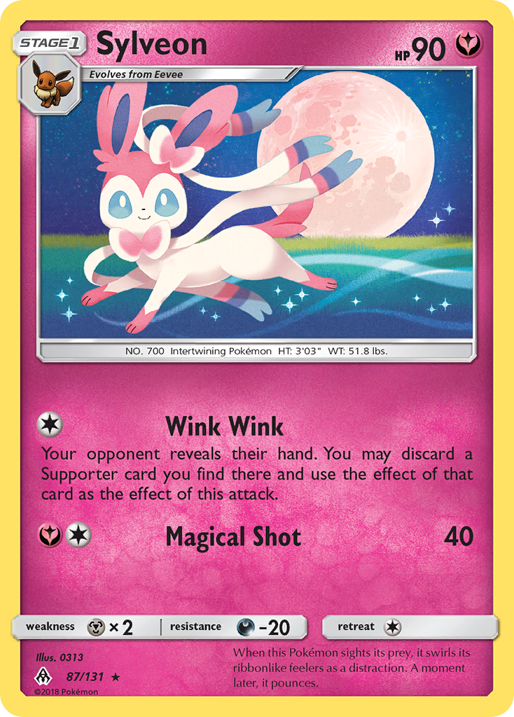 Sylveon (87/131) [Sun & Moon: Forbidden Light] | Total Play