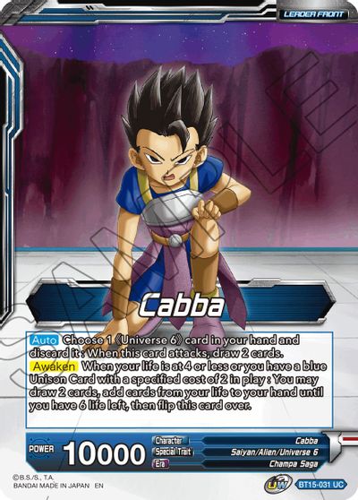 Cabba // SS Cabba, Proud Volley (BT15-031) [Saiyan Showdown] | Total Play