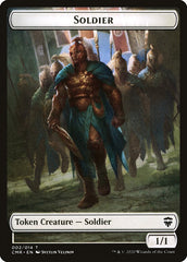 Elephant // Soldier Double-Sided Token [Commander Legends Tokens] | Total Play