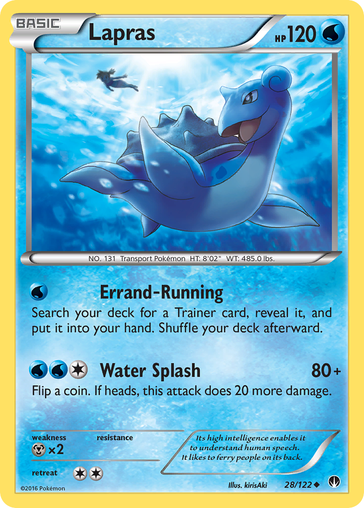 Lapras (28/122) [XY: BREAKpoint] | Total Play