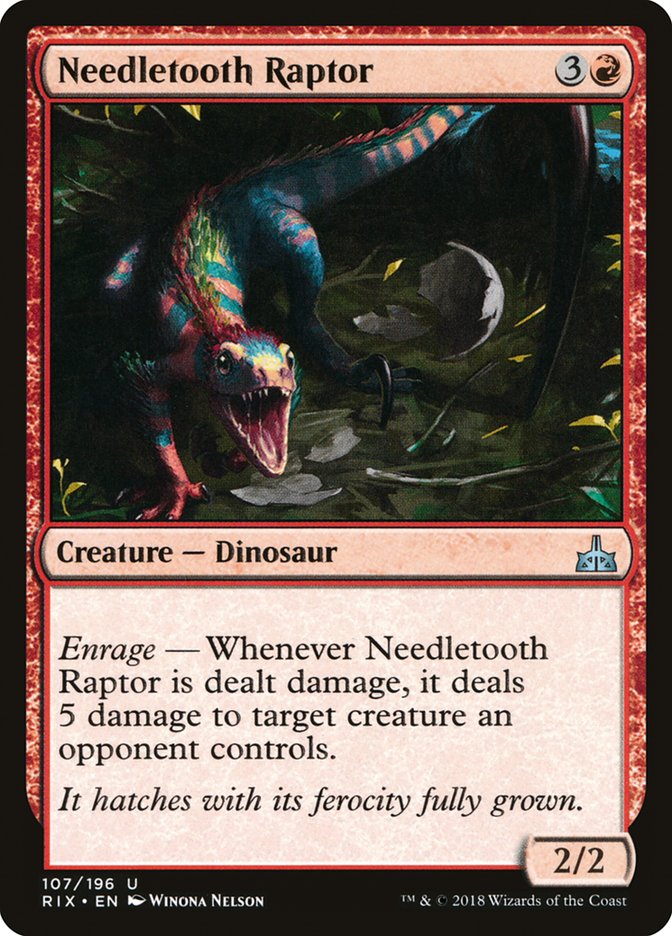 Needletooth Raptor [Rivals of Ixalan] | Total Play