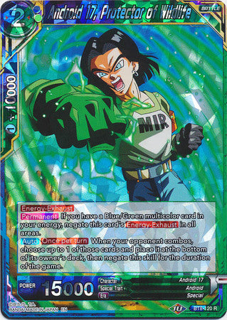 Android 17, Protector of Wildlife (BT8-120) [Malicious Machinations] | Total Play