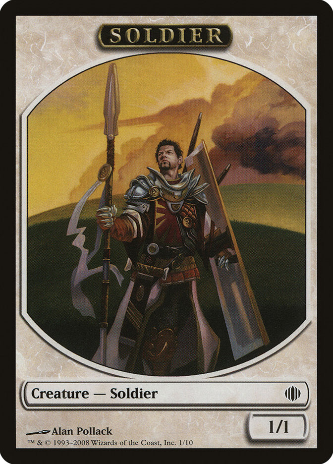 Soldier Token [Shards of Alara Tokens] | Total Play