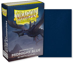 Dragon Shield: Japanese Size 60ct Sleeves - Midnight Blue (Matte) | Total Play