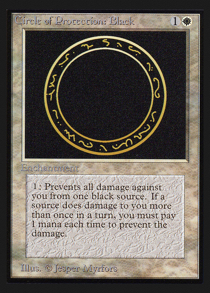 Circle of Protection: Black [International Collectors' Edition] | Total Play