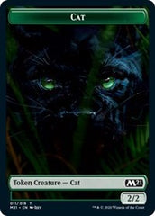 Cat (011) // Soldier Double-Sided Token [Core Set 2021 Tokens] | Total Play