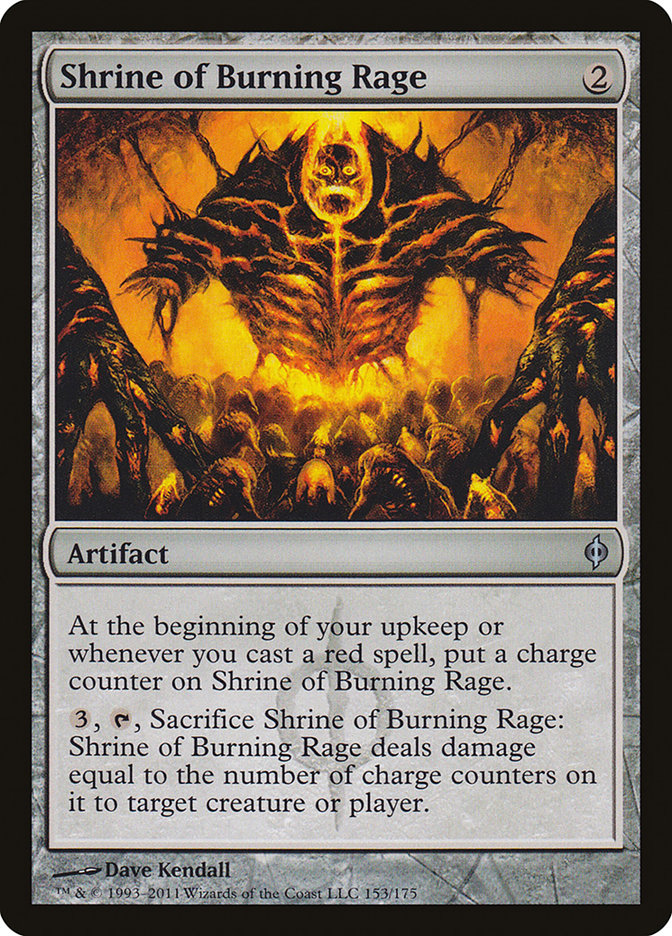 Shrine of Burning Rage [New Phyrexia] | Total Play