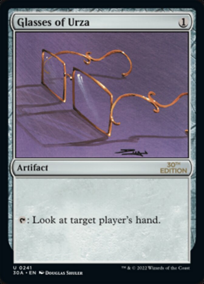 Glasses of Urza [30th Anniversary Edition] | Total Play