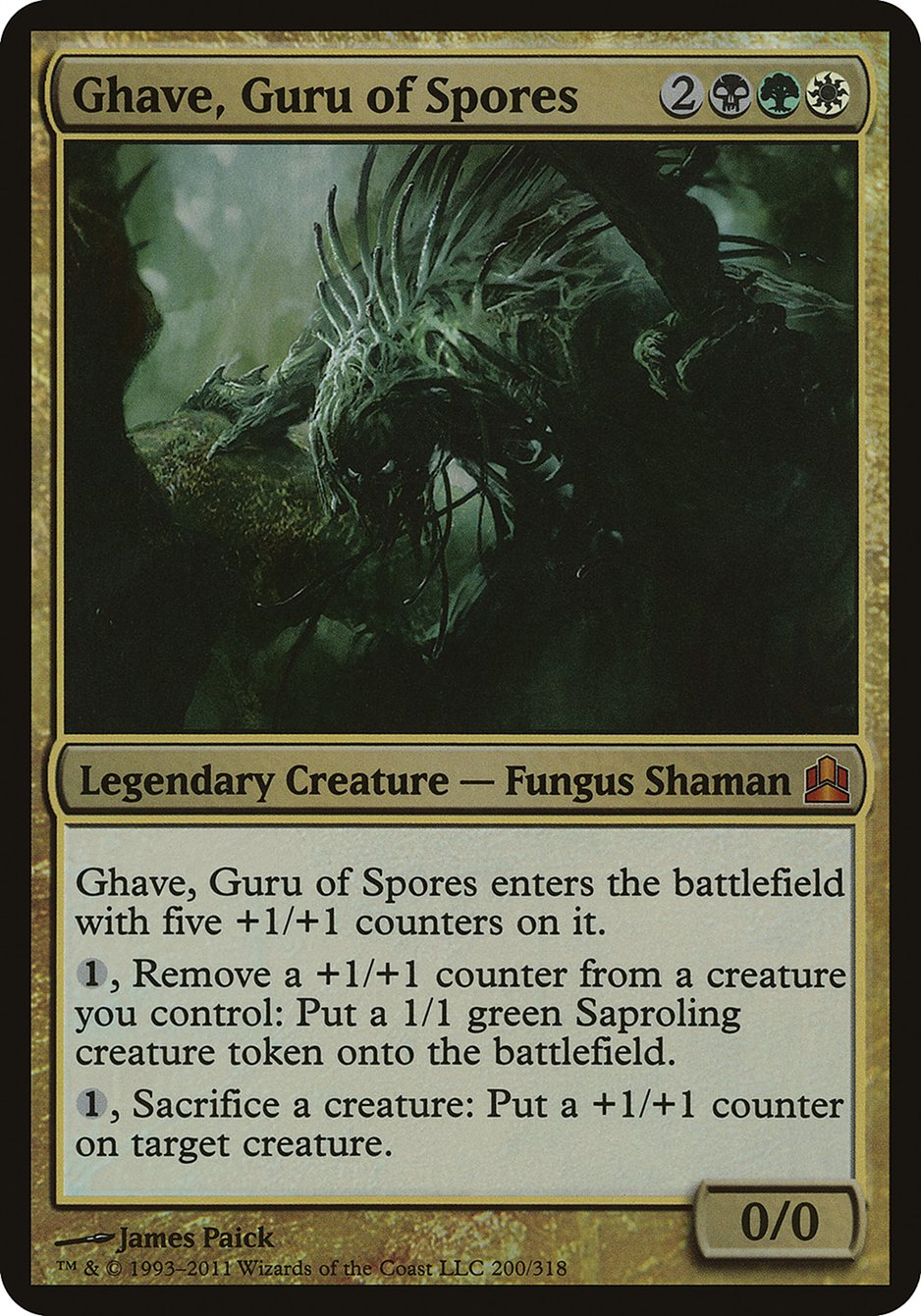 Ghave, Guru of Spores (Oversized) [Commander 2011 Oversized] | Total Play