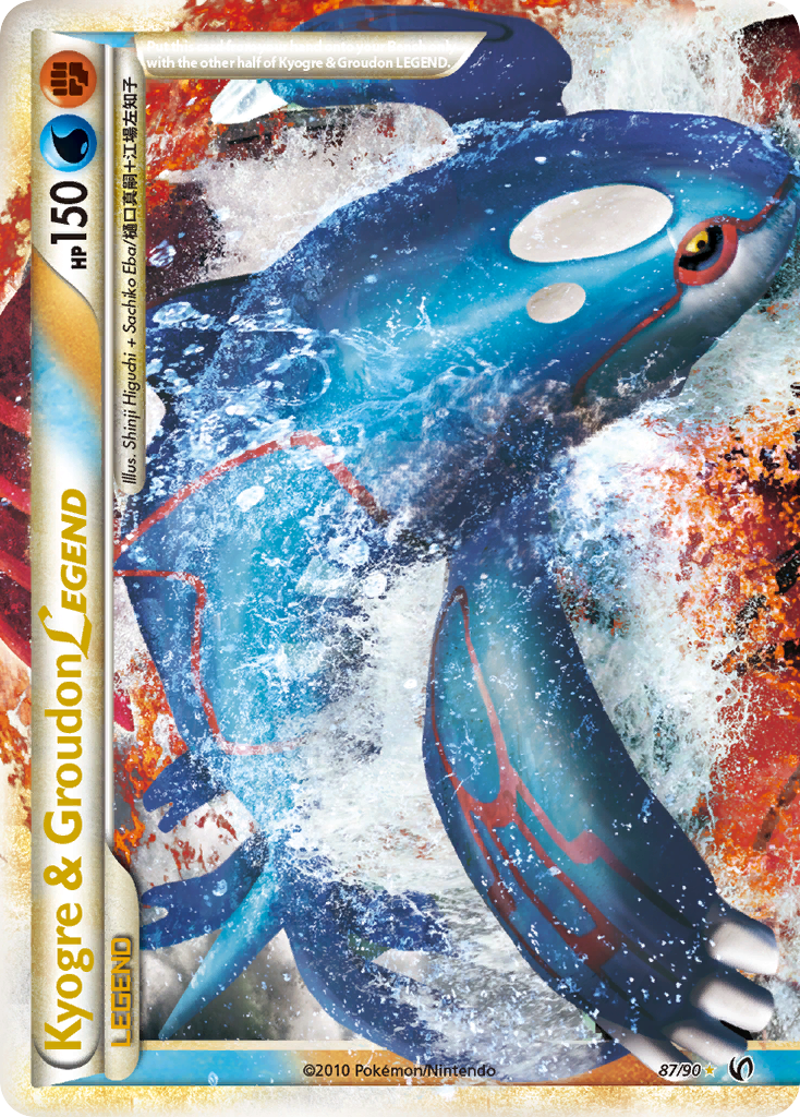 Kyogre & Groudon LEGEND (87/90) [HeartGold & SoulSilver: Undaunted] | Total Play