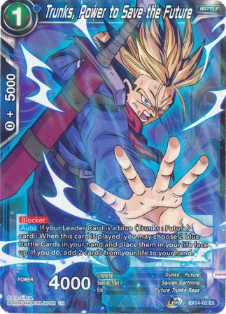 Trunks, Power to Save the Future (EX14-02) [Battle Advanced] | Total Play