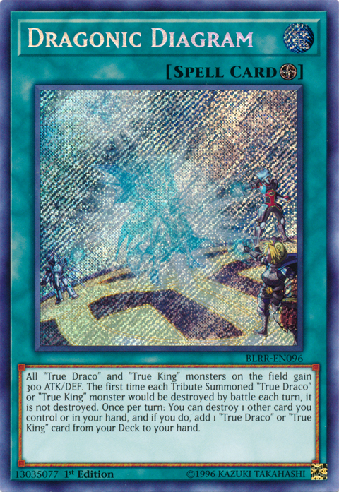 Dragonic Diagram [BLRR-EN096] Secret Rare | Total Play