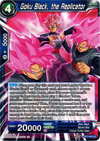 Goku Black, the Replicator (BT7-042) [Assault of the Saiyans] | Total Play