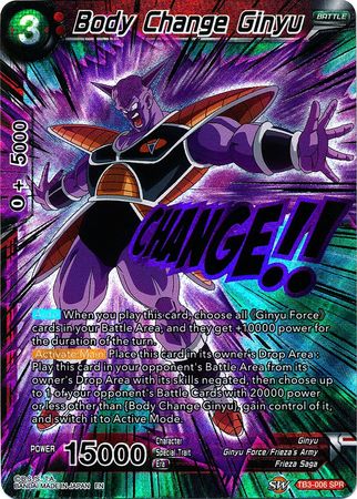 Body Change Ginyu (SPR) (TB3-006) [Clash of Fates] | Total Play