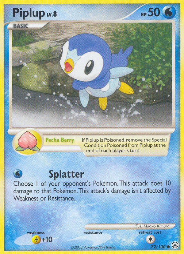 Piplup (72/100) [Diamond & Pearl: Majestic Dawn] | Total Play