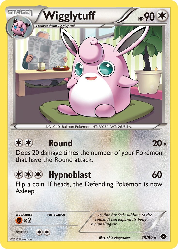 Wigglytuff (79/99) (Cosmos Holo) (Blister Exclusive) [Black & White: Next Destinies] | Total Play