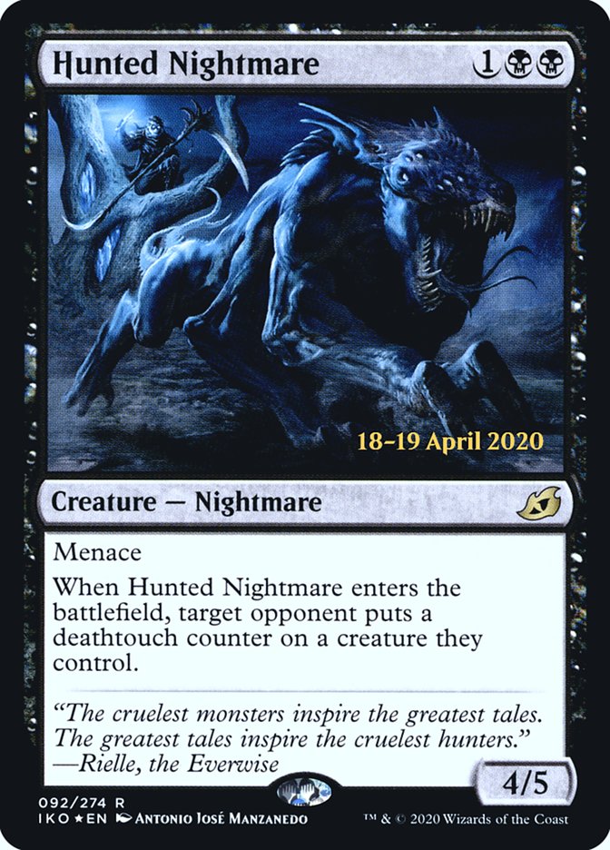 Hunted Nightmare [Ikoria: Lair of Behemoths Prerelease Promos] | Total Play