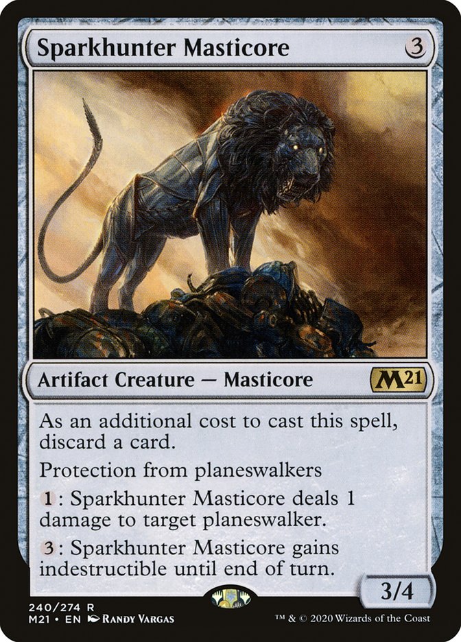 Sparkhunter Masticore [Core Set 2021] | Total Play