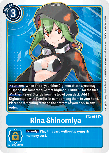 Rina Shinomiya [BT2-086] [Release Special Booster Ver.1.5] | Total Play