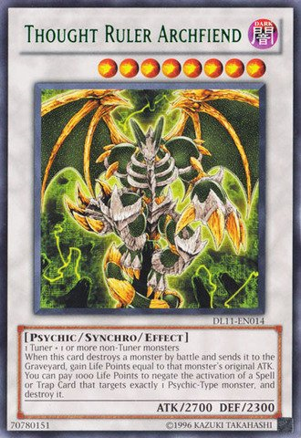 Thought Ruler Archfiend (Green) [DL11-EN014] Rare | Total Play