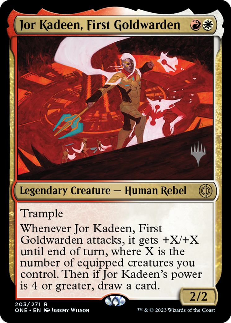 Jor Kadeen, First Goldwarden (Promo Pack) [Phyrexia: All Will Be One Promos] | Total Play