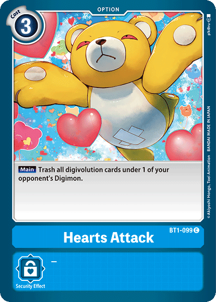Hearts Attack [BT1-099] [Release Special Booster Ver.1.0] | Total Play