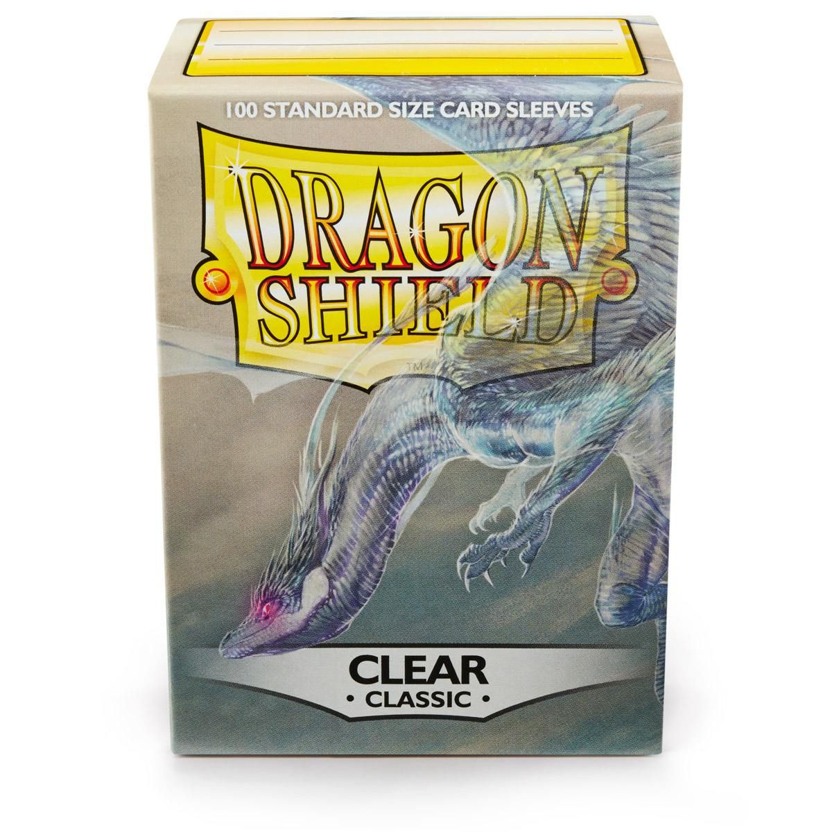 Dragon Shield: Standard 100ct Sleeves - Clear (Classic) | Total Play