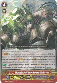 Thunderbolt Shockwave Colossus (Foil) (G-SD01/001EN) [G-Start Deck 1: Odyssey of the Interspatial Dragon] | Total Play