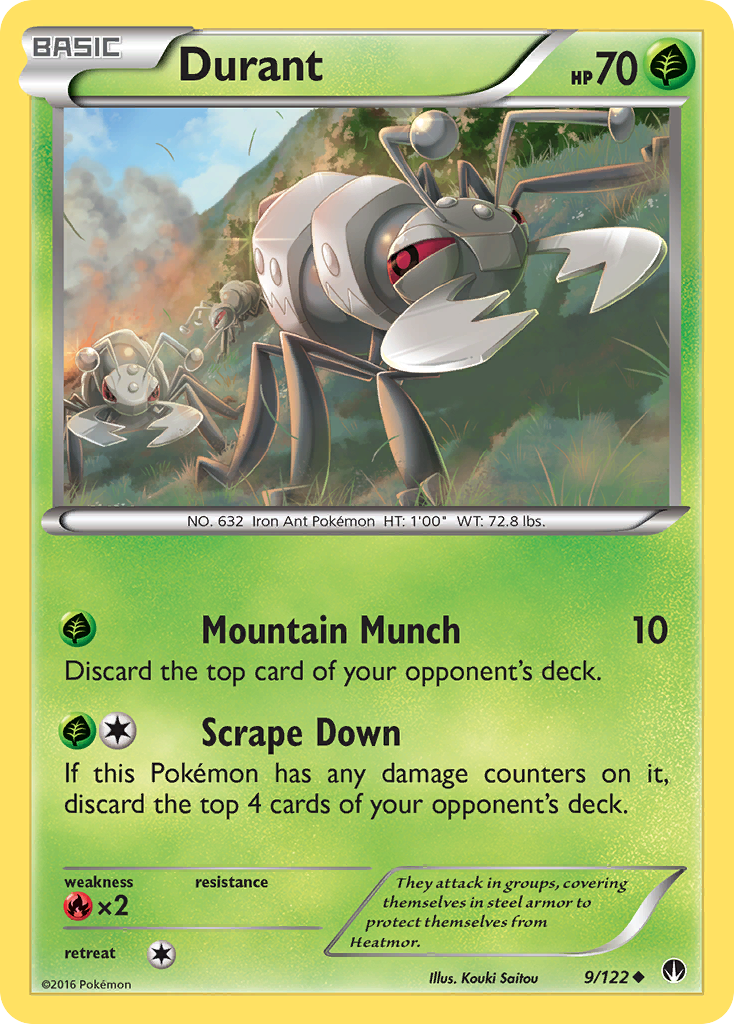Durant (9/122) [XY: BREAKpoint] | Total Play