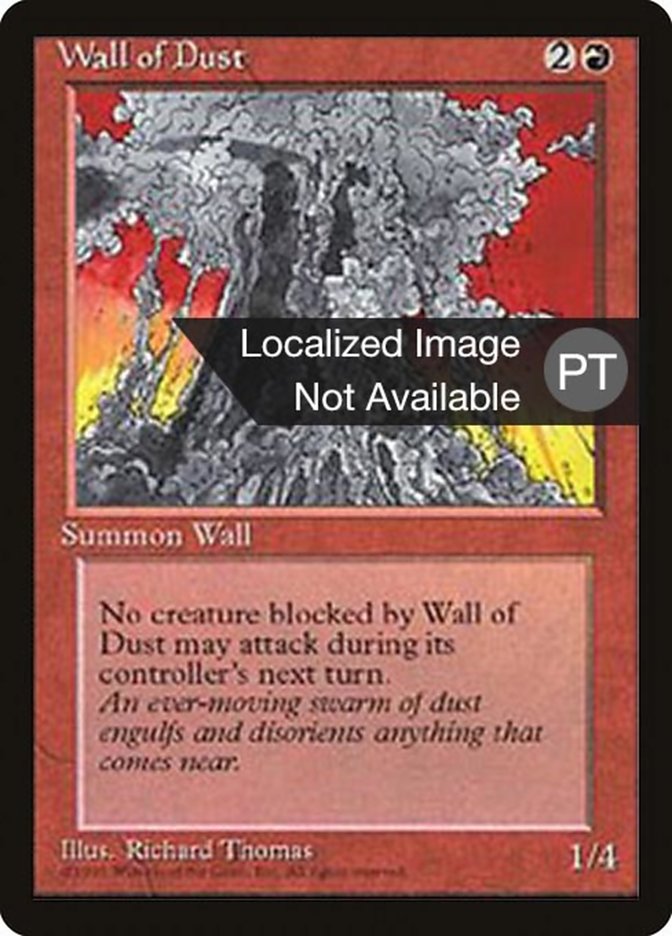 Wall of Dust [Fourth Edition (Foreign Black Border)] | Total Play