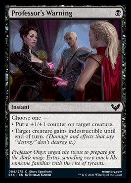 Professor's Warning [Strixhaven: School of Mages] | Total Play