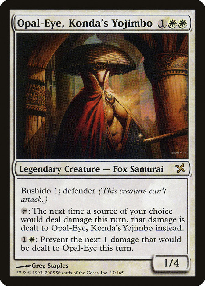 Opal-Eye, Konda's Yojimbo [Betrayers of Kamigawa] | Total Play