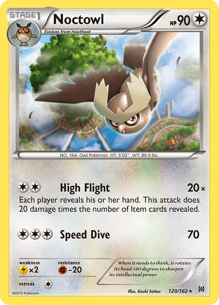 Noctowl (120/162) [XY: BREAKthrough] | Total Play