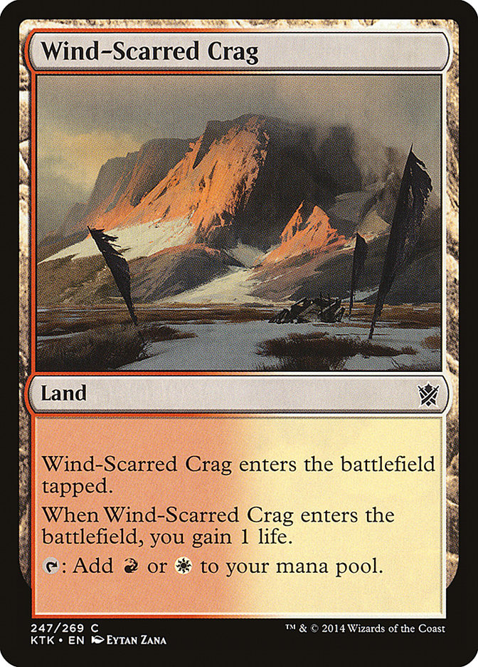 Wind-Scarred Crag [Khans of Tarkir] | Total Play